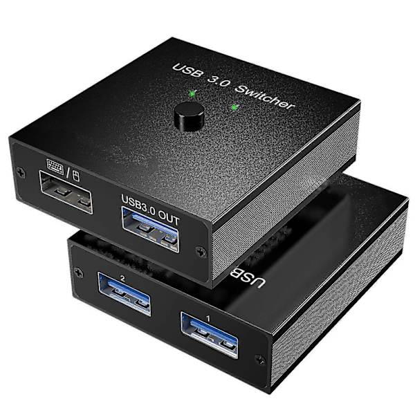 Usb Switch Selector Switcher 2 Computere Deler 1 Usb Enhed Usb 3.0 Hub