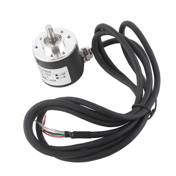 Magnetoelektrisk Inkrementel Rotationsencoder 5V-24V AB 2-Faser 600P/R 6mm Aksel