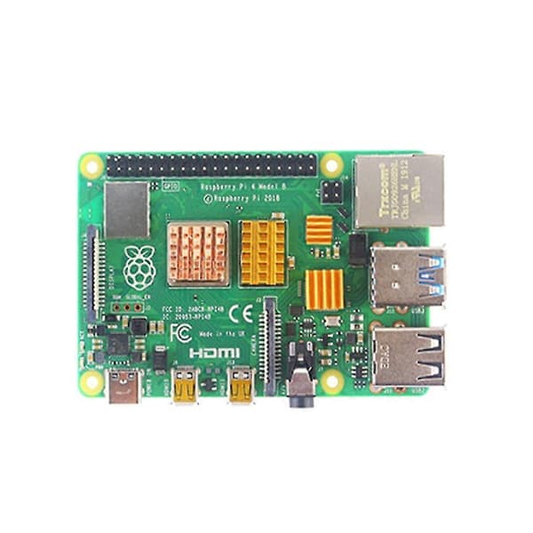3st/Set Aluminium Kylfläns Radiator Kylare Kit Med Tejp För Raspberry Pi 4b