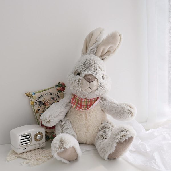 11,8\" Påskhare Plysdyr (beige) white