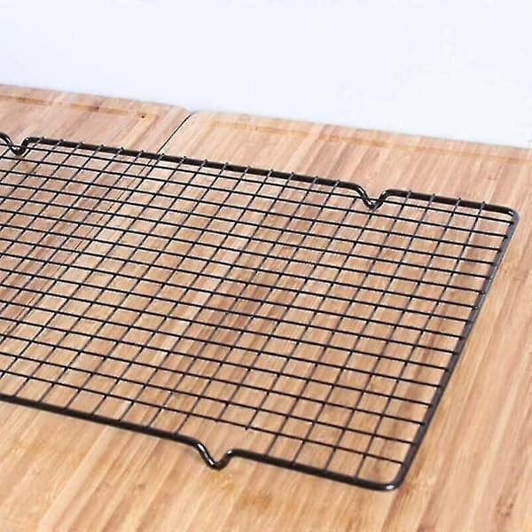 27*25 cm Non-stick Tråd Cookie Kølerist Bageovn Sikker Stål Kage Bagværk