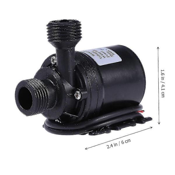 DC 12V Booster Dykpumpe 800L/H 5m til Fontæne Pool Solcellecirkulationssystem Vandcirkulation