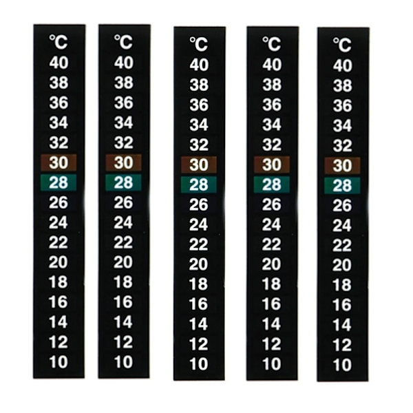 5-pakks tradisjonell digital klebende termometer med Celsius-system