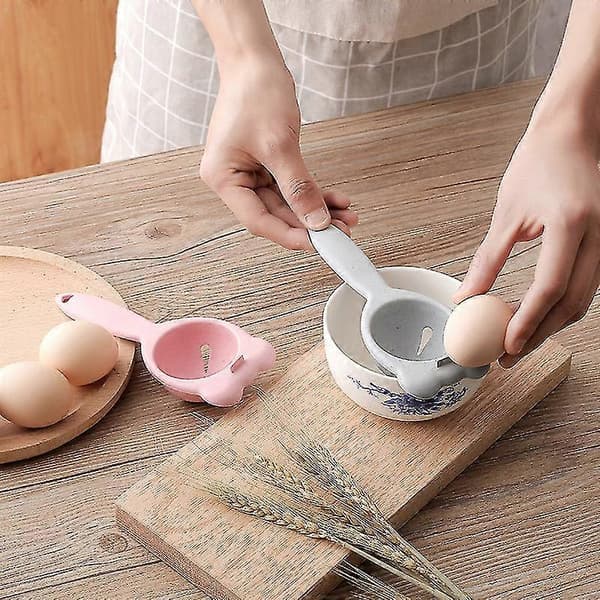 Eggehviteplomme Separator Verktøy Miljøvennlig Hvetestrå Egg Baking Kjøkkenutstyr Egg Gadgets Eggdeler Sil Separator