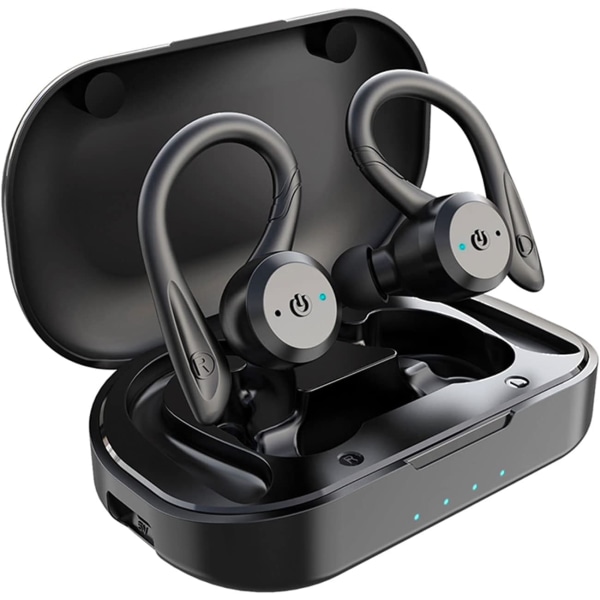 Bluetooth -hörlurar med IPX7 vattentäta för löpning, svart de6e | Fyndiq