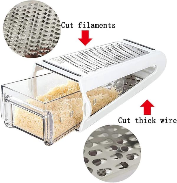 1 juustoraastin astialla, manuaalinen raastin