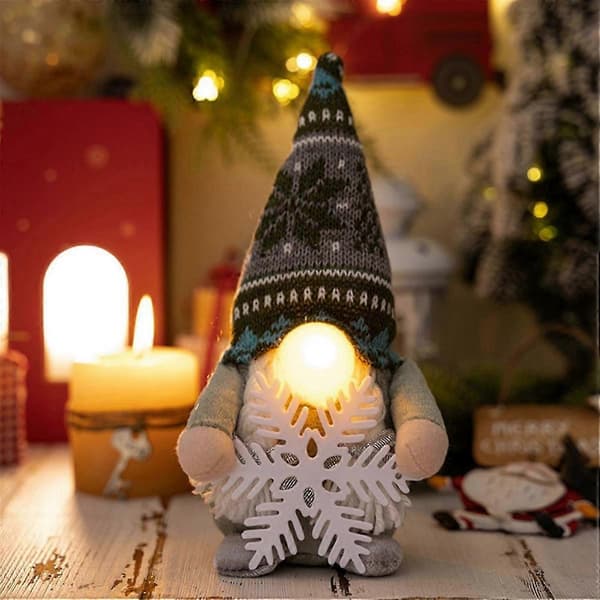 Julepynt Jul med lys Kvinde