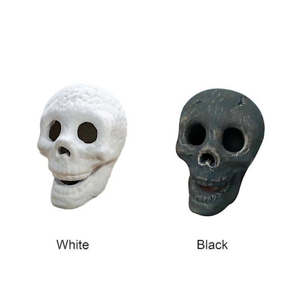 Simuleringskranie Ornament Horror Form Design Mode Dekorationer White