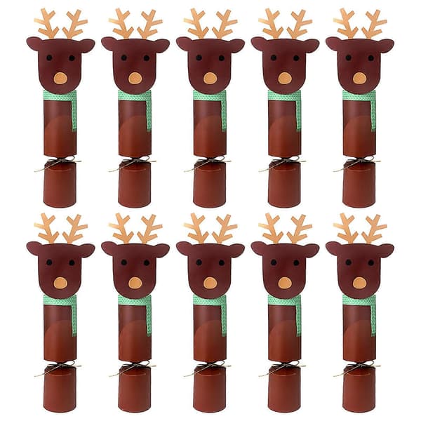 10 st Julklappsförpackning Kreativ Form Set Utsökt Julgodis Presentförpackning