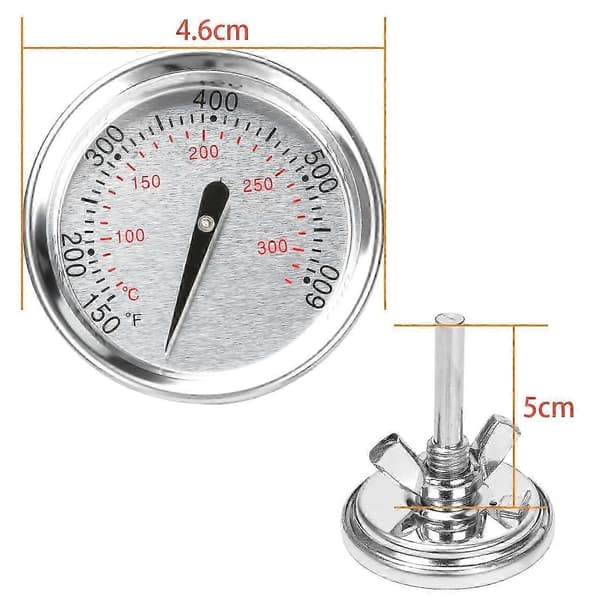Erstatning BBQ Termometer for Weber Spirit 200 og 300 BBQ-er.