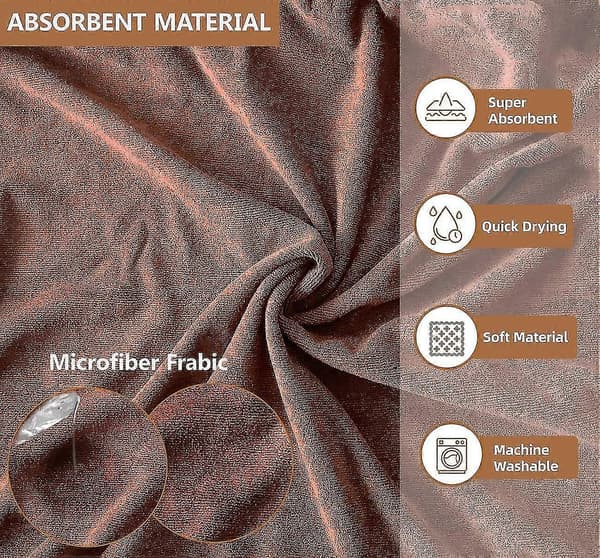 Hunde Badekåbe Håndklæde - Mikrofiber Hurtigtørrende Super Absorberende Kæledyr Hunde Kat Badekåbe Håndklæde, Blød
