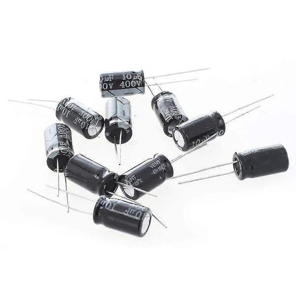 10 X 400v 10uf Låg Esr Impedans Elektrolytisk Kondensator