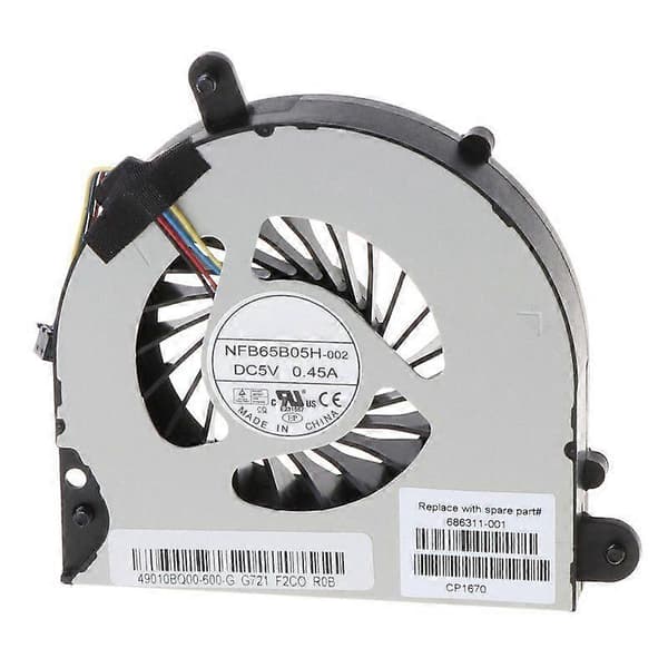 CPU-kjølevifte for HP Elitebook 8560p 8570p 8560 8560B bærbar PC-kjølevifte