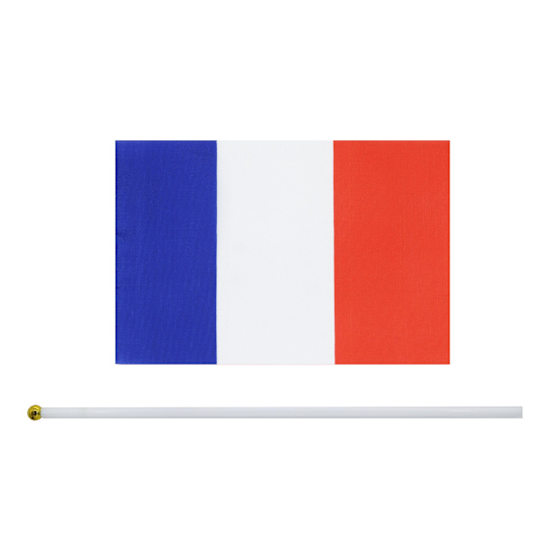 25 kappaleen kädessä pidettävä pieni minilippu Ranska France