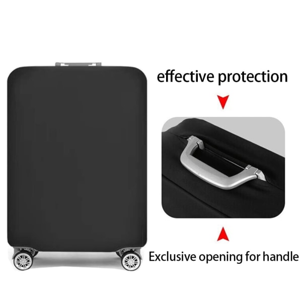 Initial Letter Printed Design Resevagn Fodral Case Cover Tvättbart resväska Cover Bagageförvaringsfodral för 18-20 tums Cover