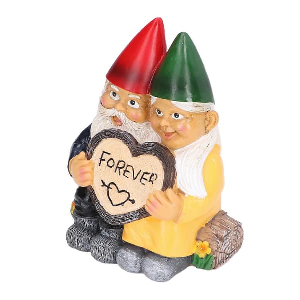 Hagegnomparstatuer i harpiks, figur til hjemmeinnredning