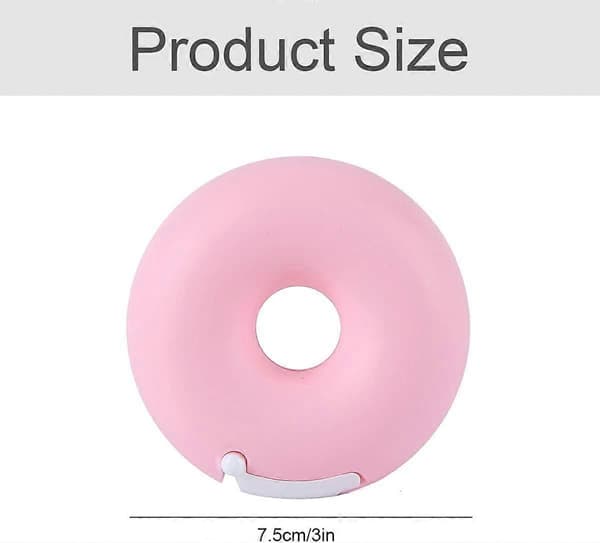 4-pak Tape Dispenser - Mini Donut-formet Tape Cutter Tilbehør