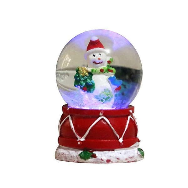 Julegaver til barn Julepynt Lysende ornamenter Resin Julegaver Krystallkulepynt