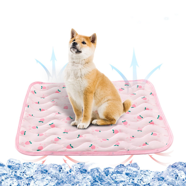 Lemmikin viileä matto kissa koira tyyny jäähdytys hengittävä (Pinkki 70*55CM)