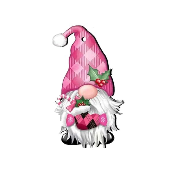 julepynt Rosa 24 stk. Jule-tre Gnome Pynt Hengende Pynt Jule-Hengende Pynt