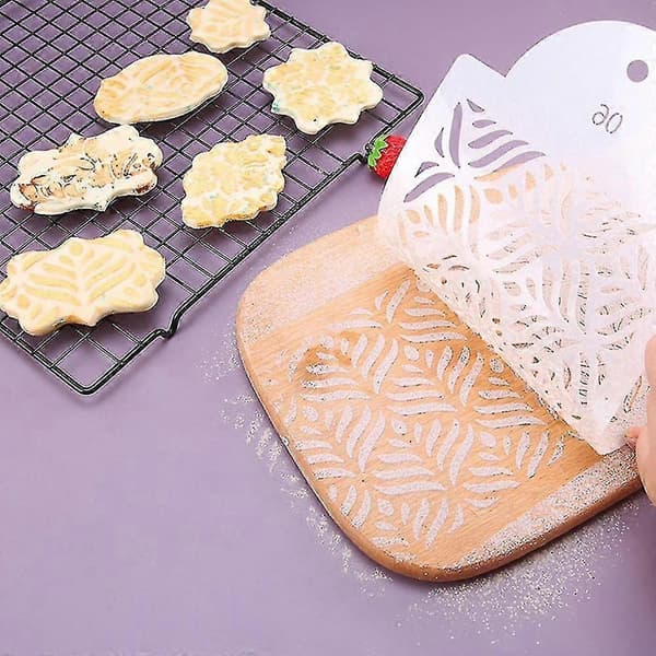 5 stk. Kake DIY Bohemstil Sukkersiktmal Hveteøre Kake A