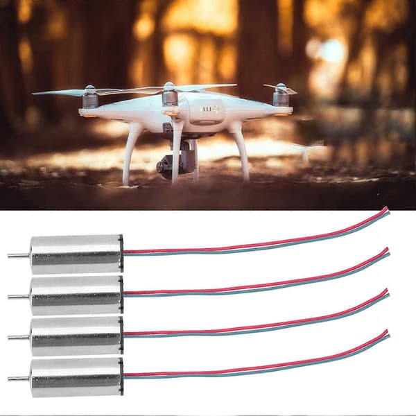 Højhastigheds 44000rpm Coreless Motor til DIY Fly - 4 stk.