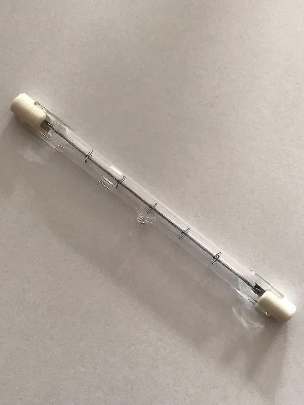 2 stk. 300W dimbar R7s lineær halogenpære sikkerhetsflomlys 118mm..