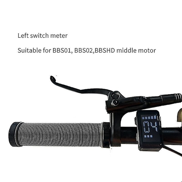 E-Bike Display DZ40 Skærm Display til Midtmonteret Motor BBS01 02 HD Elcykel Dele
