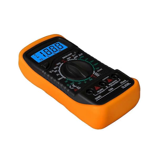 Xl830l Digital Multimeter Håndholdt Lcd Baggrundslys Ac/Dc Amperemeter Voltmeter Resista