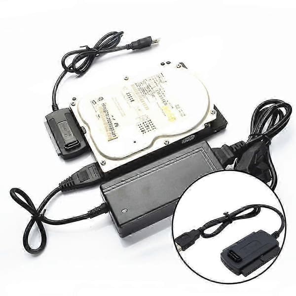USB - IDE 2.0 -sovitinkaapeli 2.5 3.5 SATA J9K -asemalle