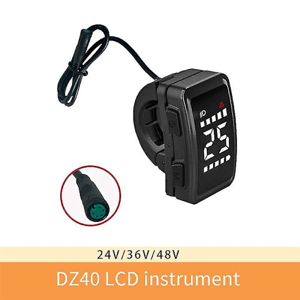 E-Cykel Display DZ40 Skärmdisplay för Mittmotor BBS01 02 HD Elcykeldelar