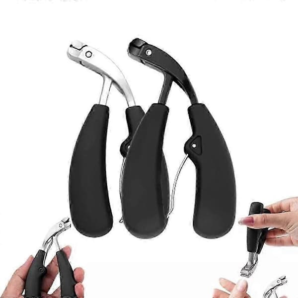 Sherum Clipmaster Pro, Ergonomisk Vinklet Hode Tykk Tåneglklipp for Eldre