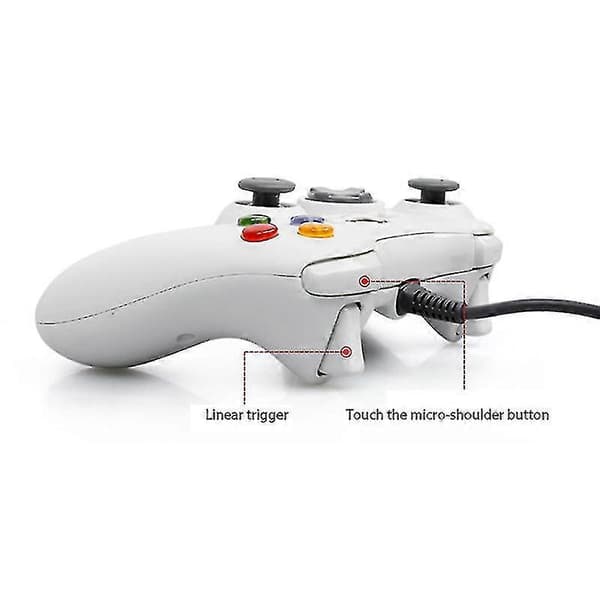 For Tesla Model Y 3 X S PC Videospillhåndtak Gamepad Joystick Hvit