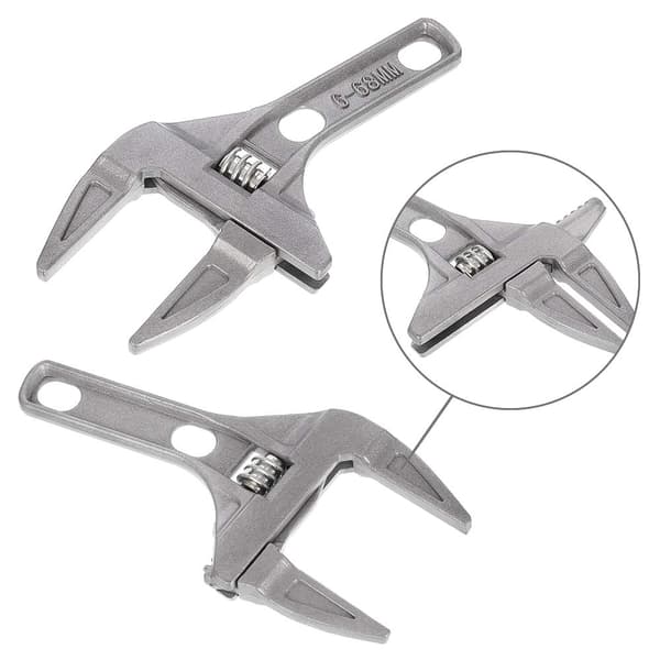 Justerbar Nøgle, 6-68mm Stor Åbning Bred Kæbe Aluminium Legering