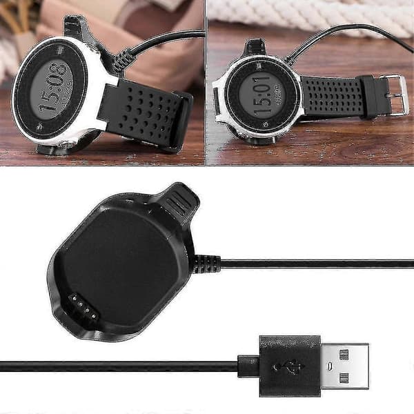 Opladeradapter til Garmin Approach S6 S5 Ur Base Ladekabel Dock Stand