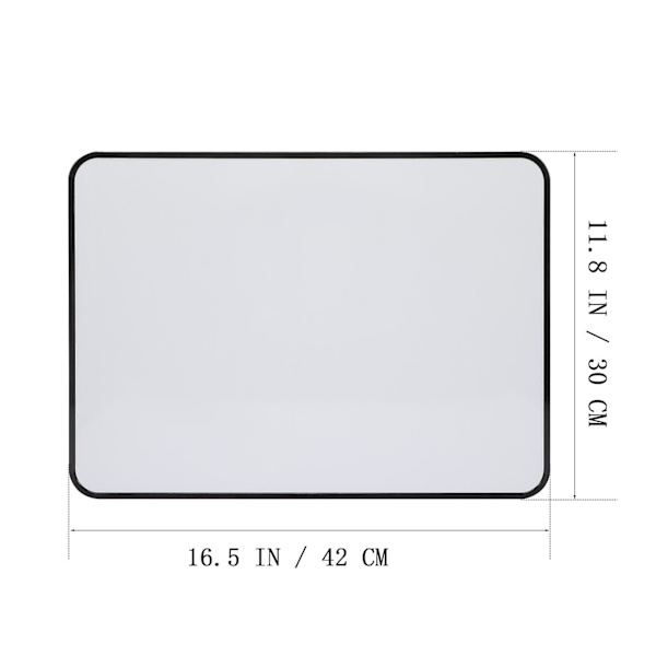 1 sæt tør-slet magnetisk whiteboard A3 magnetisk whiteboard til køleskab