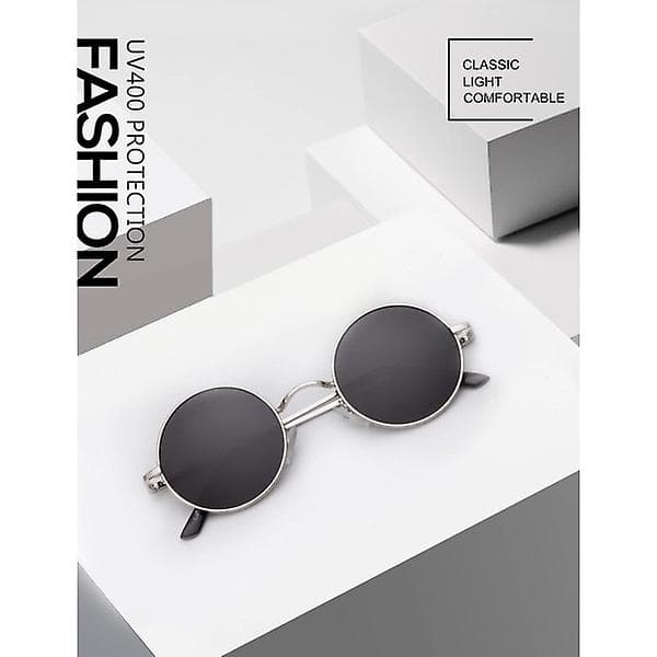 John Lennon Briller Herre Runde Solbriller Herre Polariserte Sirkel