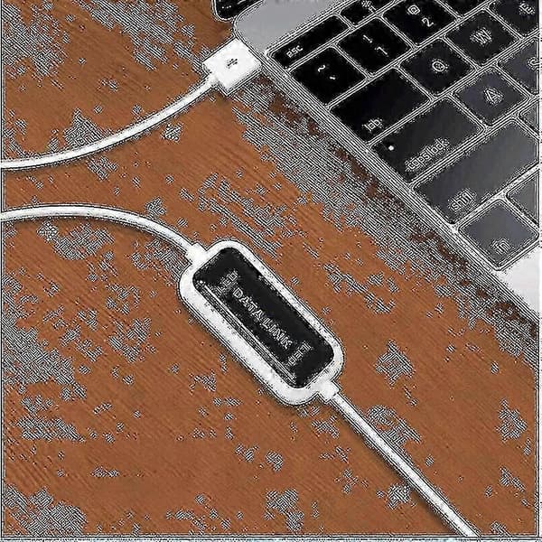 USB-kabel for PC til PC-filoverføring og datasynkronisering med enkel kopieringsfunksjonalitet