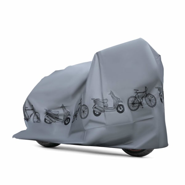 Vattentät cykelskydd universellt utomhus cykelskydd nylon anti regn damm rostbeständigt cykelskyddsskydd för förvaring utomhus 210 × 100cm