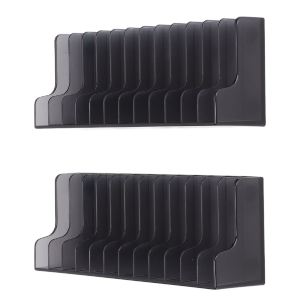 Spillkortlagringsstativ, 2 stk. Multifunksjonell spilldiskdisplayboksbrakett for PS4, CD-disker kortholder spillkortboks for Switch