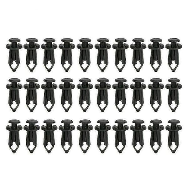 190 stk. bil push pin nagle trim clips sett auto plast feste nagle.