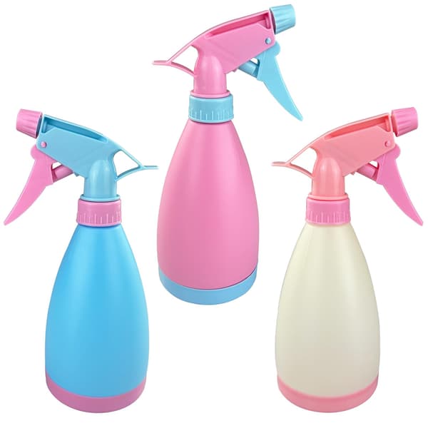 Stycken 500ML Sprayflaska Tom Påfyllningsbar Flaska (Ris-rosa-blå)