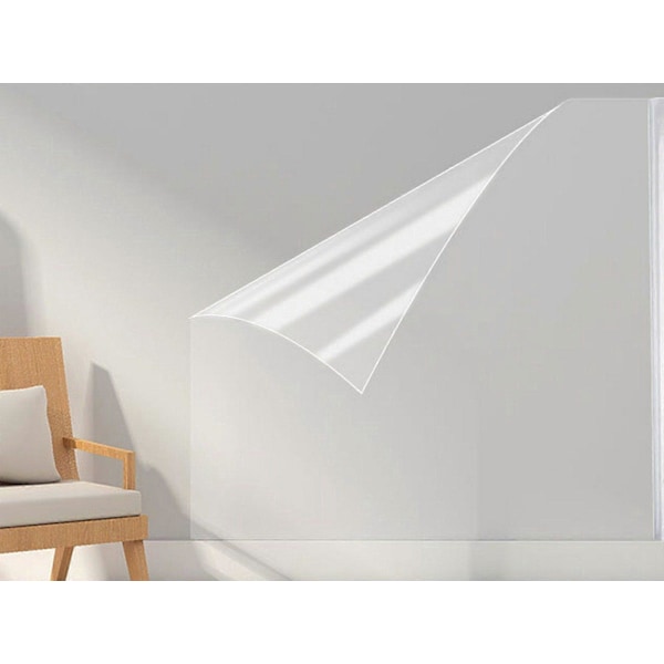 2 Rullaa 300x60cm Staattista Kiinnityskalvoa Seinän Suojakalvo Läpinäkyvä Seinäsuoja