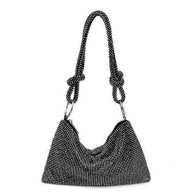 Rhinestone Handväska för Kvinnor Kvällsväska Glitter Glittrande Mini Handväskor
