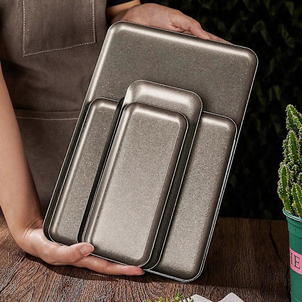 Rektangulär Serveringsbricka, Köksbakplåt, Matbricka, Förvaringsorganisatör (22*9,7cm)