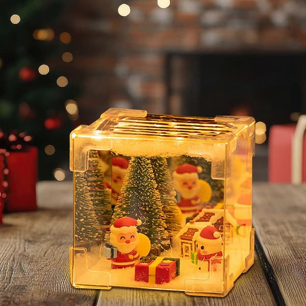 Bocqde Julepynt Julegaver DIY Jule Natlampe