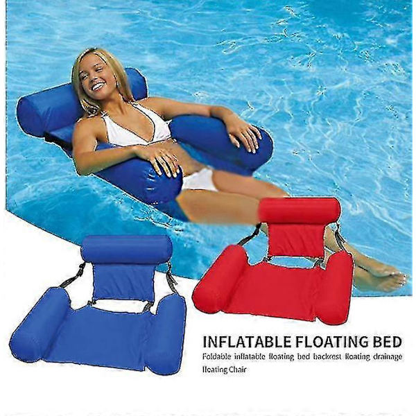 Flydende Stol Pool Sæder Oppustelig Lazy Vand Seng