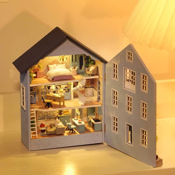 DIY Dukkehus Kit, Miniature Dukkehus Kit