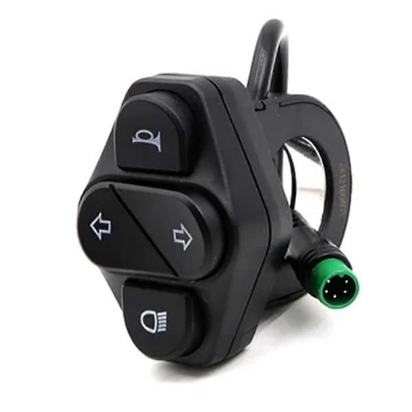 Forlygteknap til Kukirin G2 Master Elektrisk Scooter 5-benet Blinklyskontakt Tilbehør