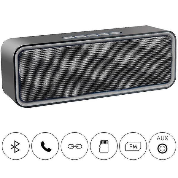 Bluetooth Högtalare Portabel Trådlös Utomhushögtalare (Blå)